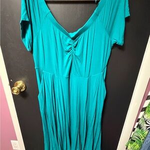 Torrid Teal Maxi Dress